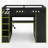 Full Size Loft Bed With Built-In Desk And Storage-539200826