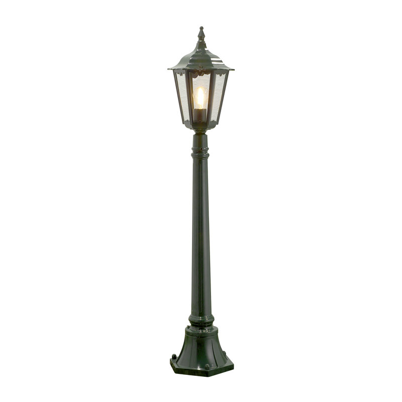 Firenze Transparent Pier Mount Light, Green, 55 cm H
