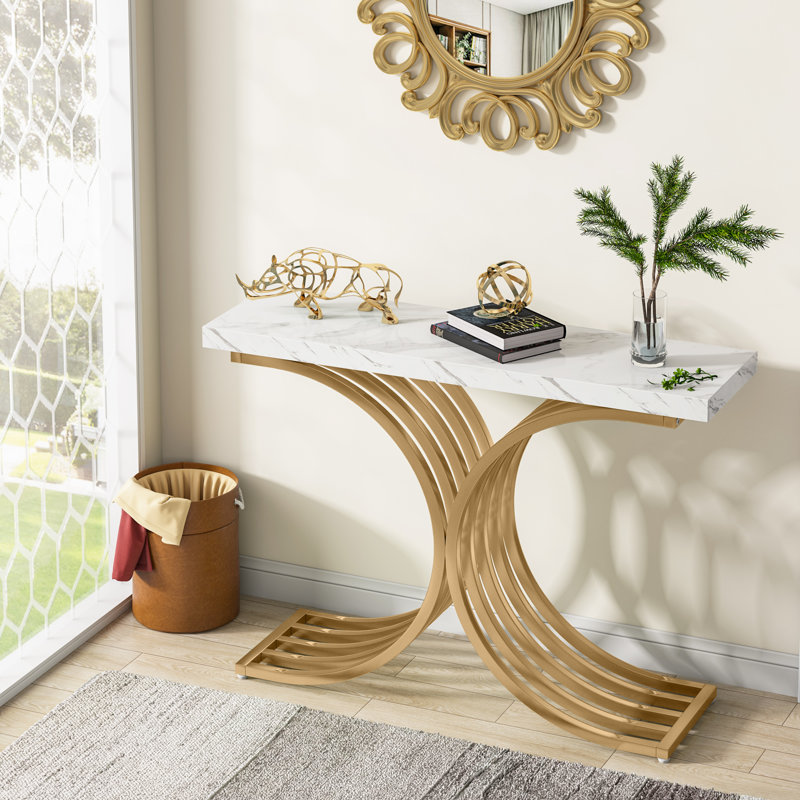Gutzwiller 105cm Console Table, White