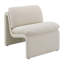 Fauteuil d'appoint Jaeda, Boucle ivoire-340223524