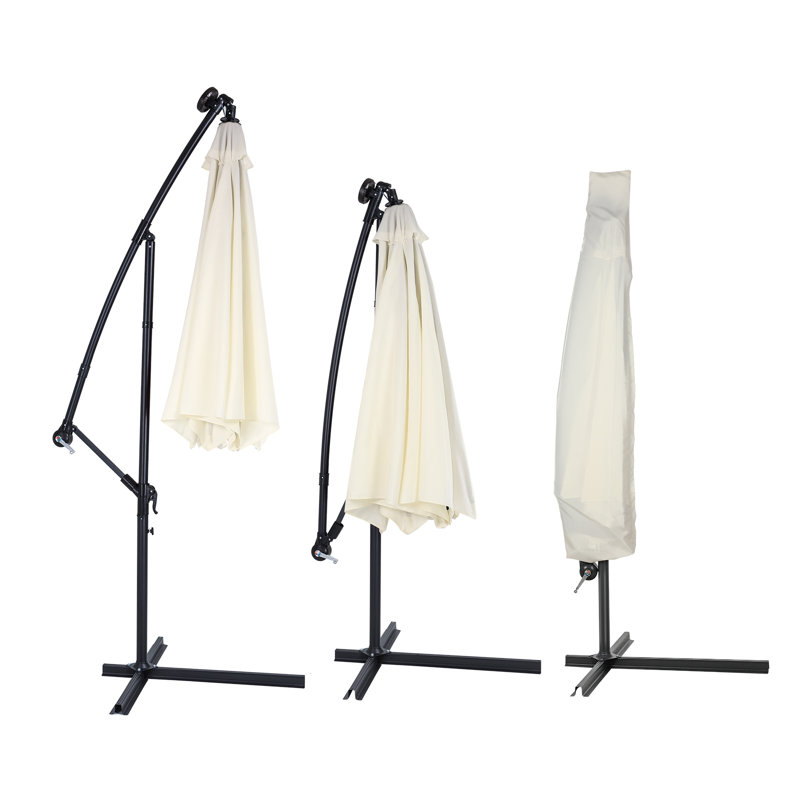 Outdoor Patio Umbrella Cover, 350cm H x 45cm W x 45cm D, Beige