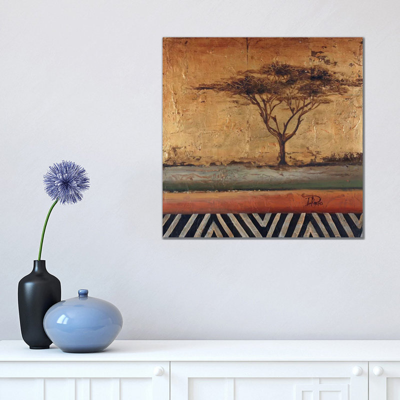 African Dream II by Patricia Pinto - Wrapped Canvas Painting, 45.72 cm H x 45.72 cm W x 3.175 cm D
