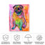 Toile d'extérieur Dean Russo «Pugs & Kisses»-87946256