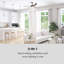 132cm Ceiling Fan with Light Kit-42115070