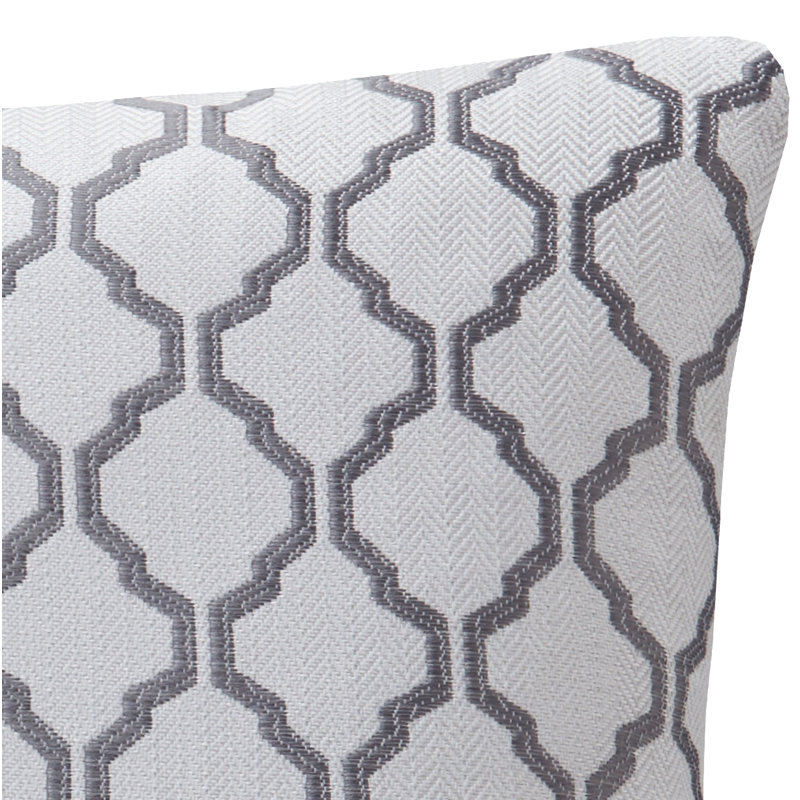 Dareece Cotswold Cushion Covers with Filler Pads, Silver, 45 cm H x 45 cm W x 15 cm D