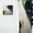 Abstract Geode Gold And Green Marble II - Modern Curtain - Velvet Room Darkening - 1 panel-107592503