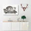Cat Upon a Cushion by Jean Bernard - Wrapped Canvas Drawing - Wrapped Canvas-55371722