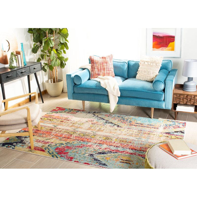 Cressey Abstract Area Rug, Rectangle 160 x 229 cm