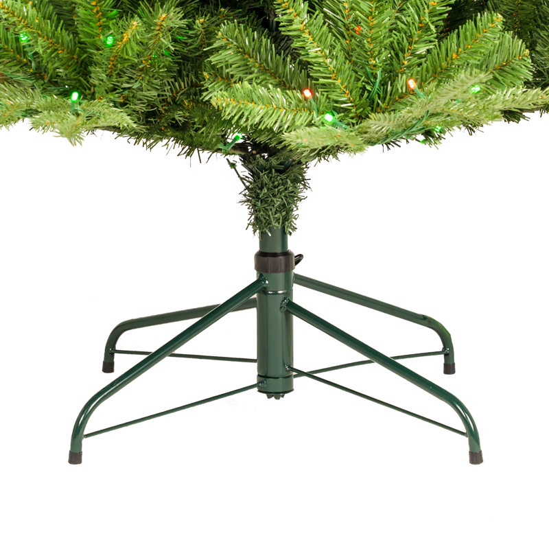 Sapin de Noël artificiel pré-éclairé 7 pi avec 460 lumières RVB multicolores