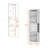 White Living Room Corner Bar Cabinet - 5 Shelves, Ample Storage Space, And Functional With Shelves Space For Glassware,