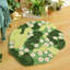 Tapis de salle de bain vert Moss