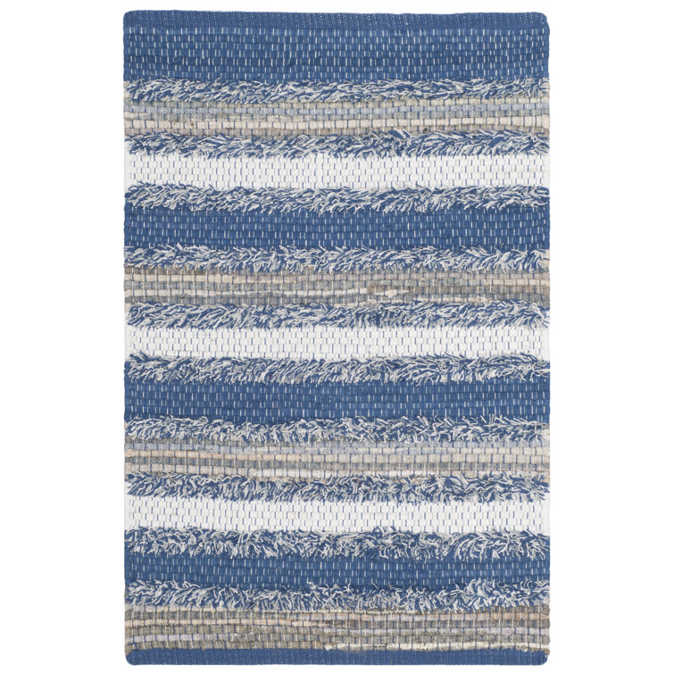 Monaca Hand Woven Cotton Striped Rug