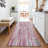 Machine Washable Indoor/Outdoor Xhevrie Blush Rug-112171235