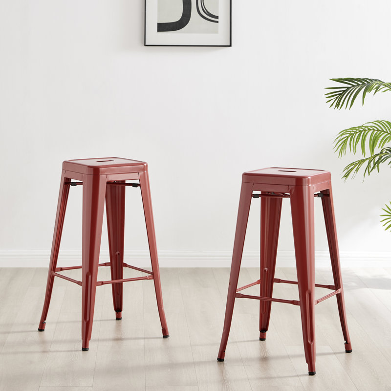 Honora 76cm Stool, Red