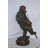Monkey with Violin bronze statue - Size: 20"L x 17"W x 26"H