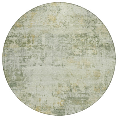 Machine Washable Indoor/Outdoor Mainor ACN2371 Abstract Rug