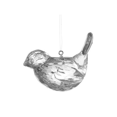 Figurine suspendue oiseau acrylique