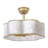 19.7" 6-Light Scalloped Capiz Shell Ceiling Fan