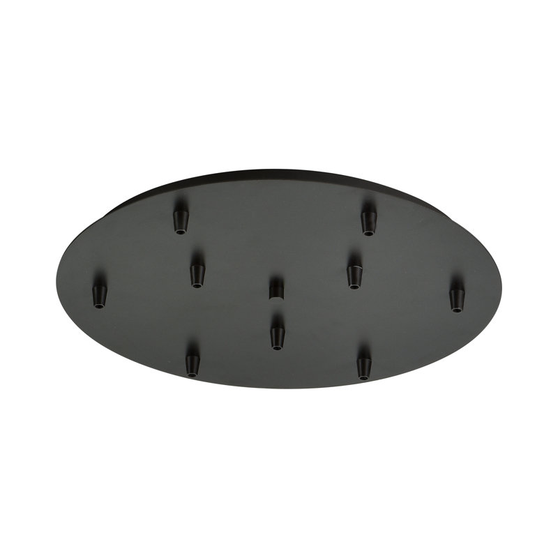Pavillon multi-port 9 lumières Bernardston, Bronze huilé