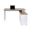 Hollice 140Cm W L-Shape Credenza Desk with Cabinet-22273535