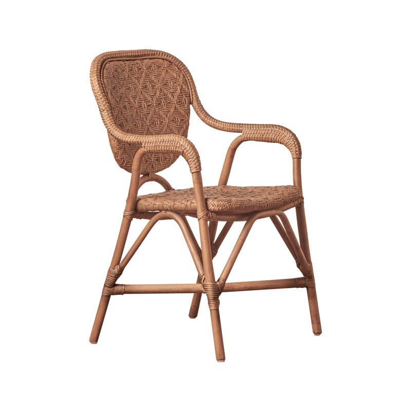 Portofino Arm Chair, Brown, Brown