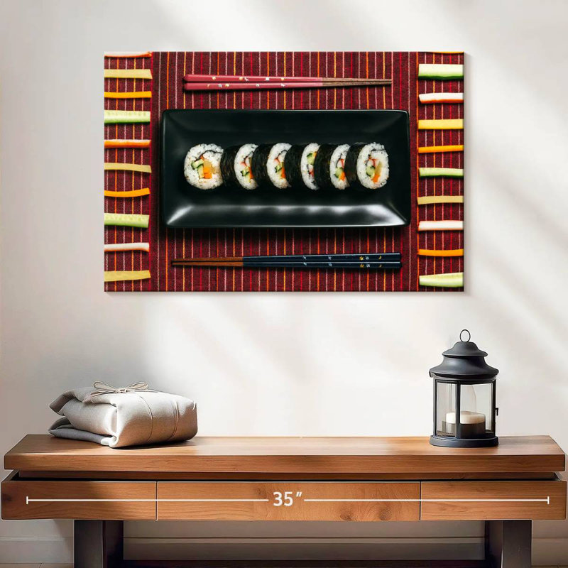 Sushi Rolls, 16" H x 24" W