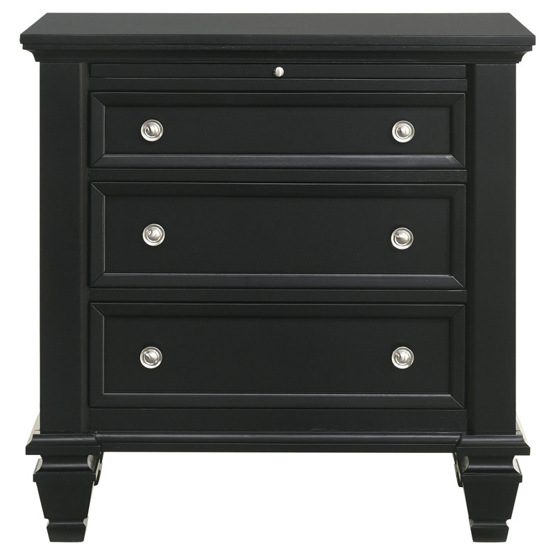 Ensemble de chambre à coucher grand lit 4 pièces Ryllan - Blanc crème, Grand, Babeurre