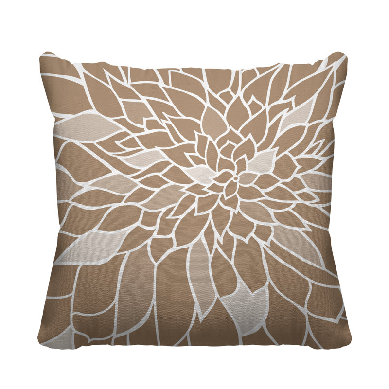 Coussin Raina, L 19 po x H 19 po, Beige