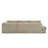113" L-Shaped Chenille Sectional Sofa with Double-Layer Cushions-124632832