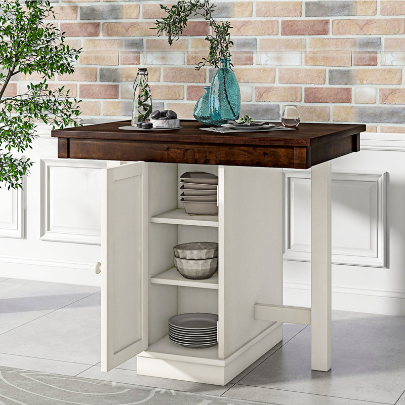 Rectangular with Solid Wood Base Dining Table