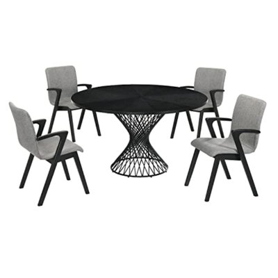 Schoonmaker 4 - Person Pedestal Dining Set