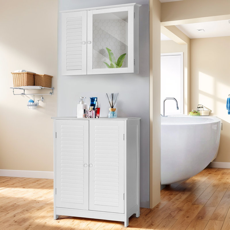 Armoire de salle de bain autoportante