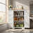 31.5" Freestanding MDF Bathroom Storage Cabinet with 4 Drawers, Adjustable Shelf, Double Doors and Anti-Tip Kit-219654124