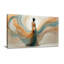 Abstrait fluide qui coule silhouette gracieuse mouvement artistique vagues colorées design élégant-1142017884