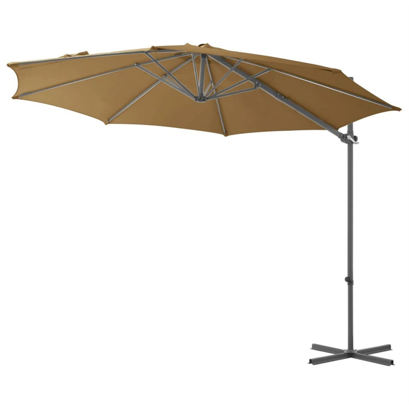 Rayan 300cm Cantilever Parasol, Taupe