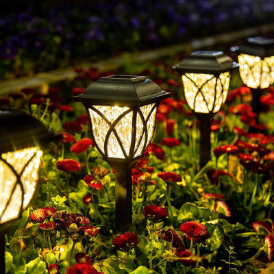Stainless Steel Solar Powered Pathway Light Pack