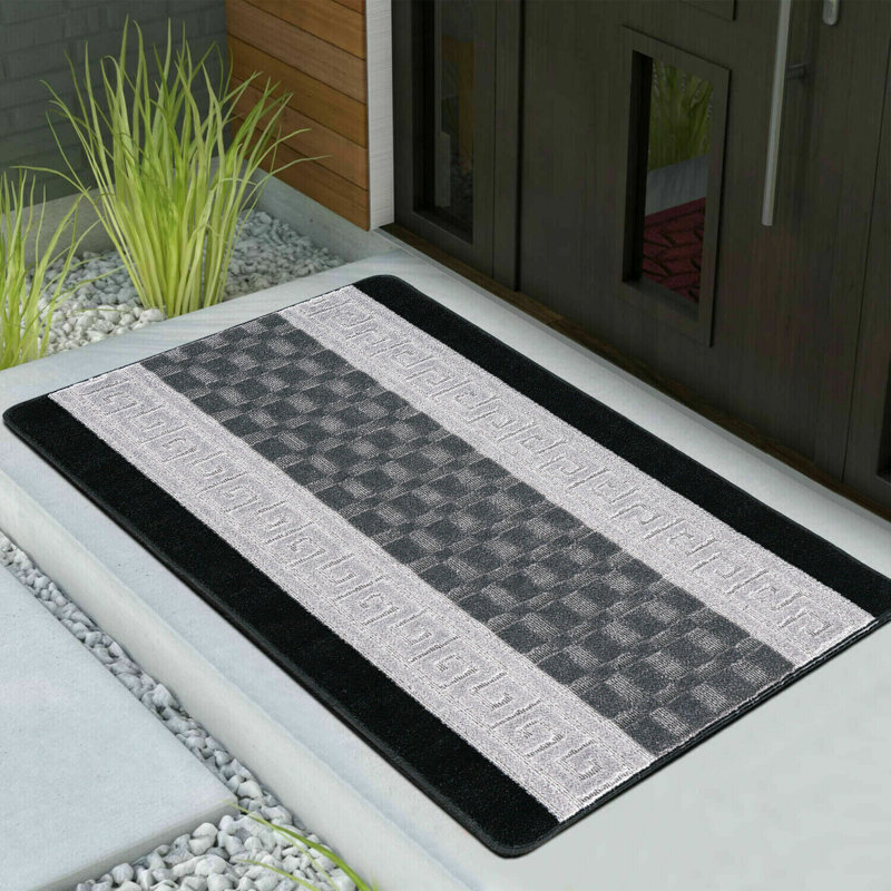 Kyleia Geometric Berber Indoor / Outdoor, Rectangle 60 x 110cm