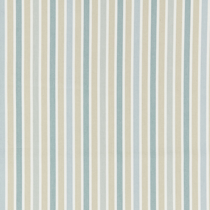 Chatham Leeds 100% Cotton Stripe Fabric, Seaglass