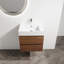 Base de meuble-lavabo simple 23,6 po mural seulement