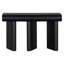 Space-saving Modern Painted Mdf Console Table For Entryway Or Living Room With Geometric Legs And Storage