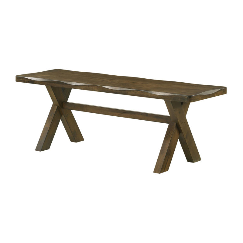 Banc en bois massif Camoren