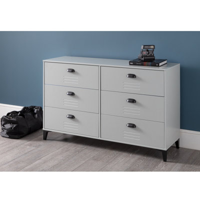 Ektor 128cm W 6 - Drawer Chest of Drawers
