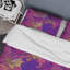 Cachemire floral mauve - Ensemble de housse de couette abstrait - Microfibre de polyester-329751013
