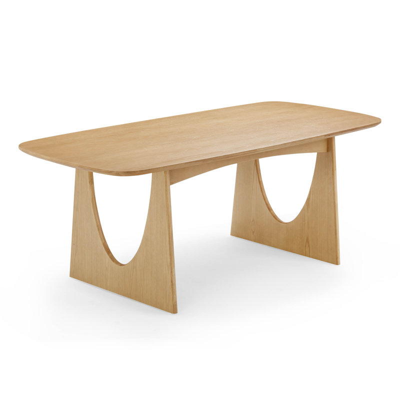 Cybill Solid Wood Base Dining Table