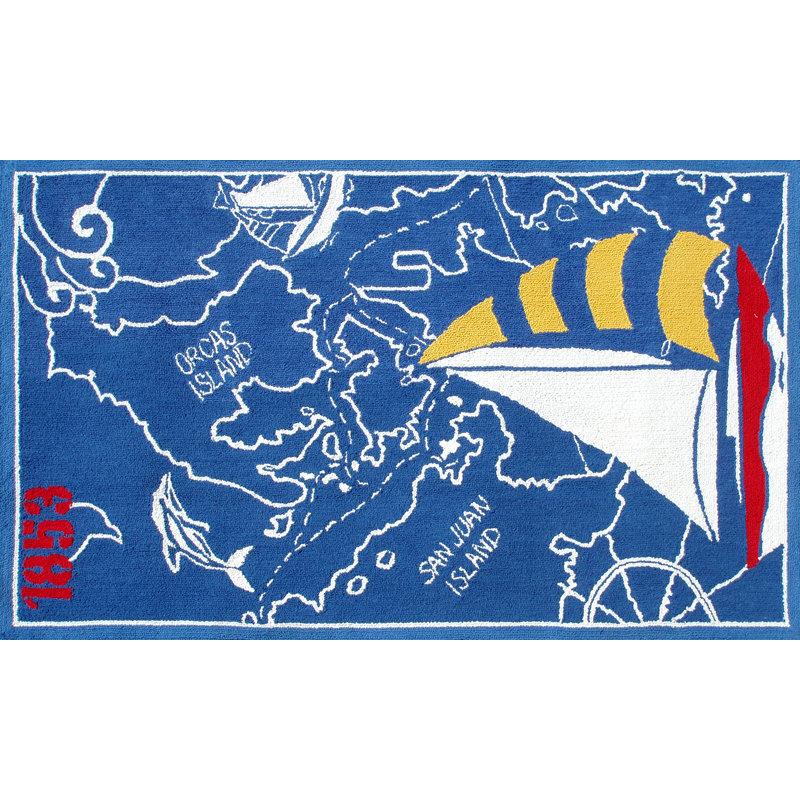 Tapis bleu area