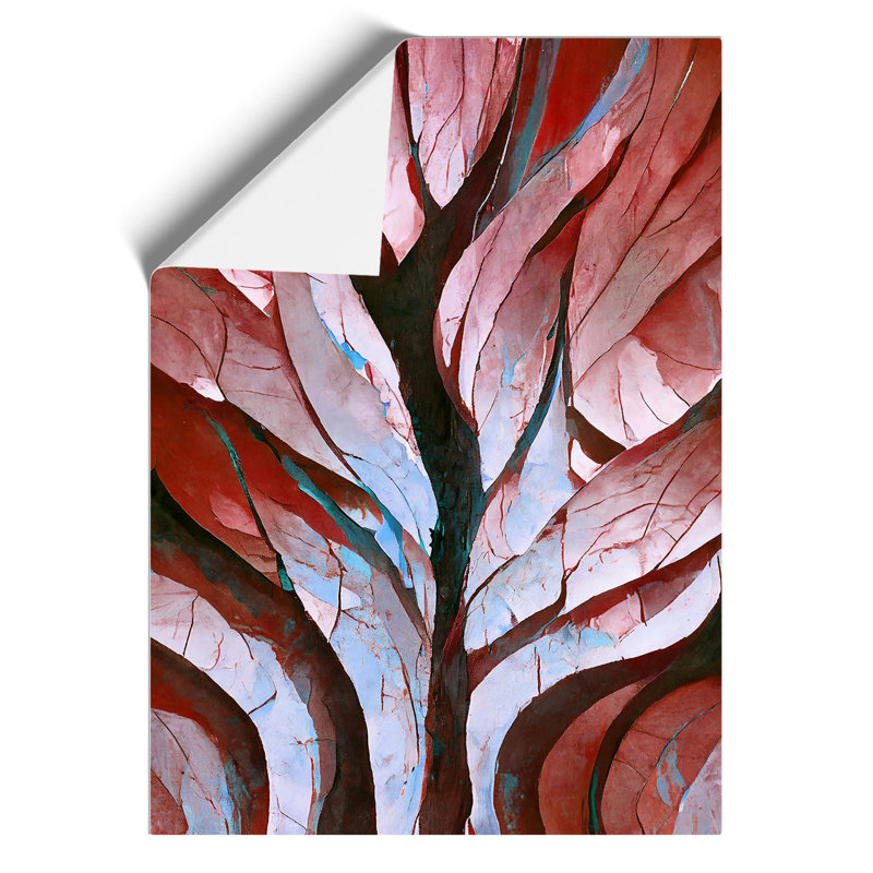 The Abstract Trees No.5 - Wall Art, 59.4cm H x 42cm W, Paper, No Matte