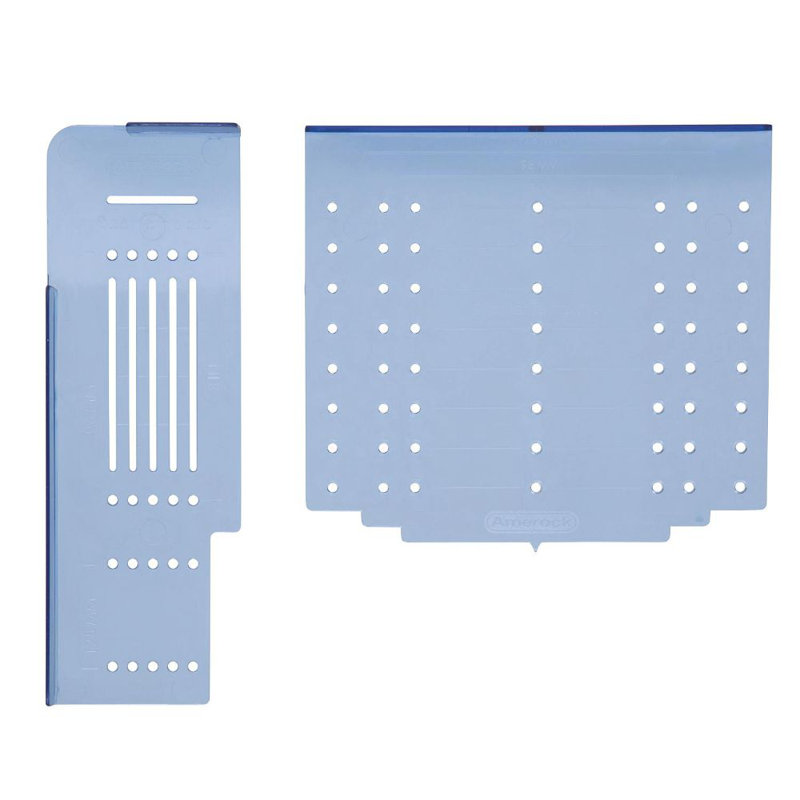 Cabinet Hardware Door and Drawer Installation Template