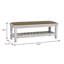Banc blanc antique