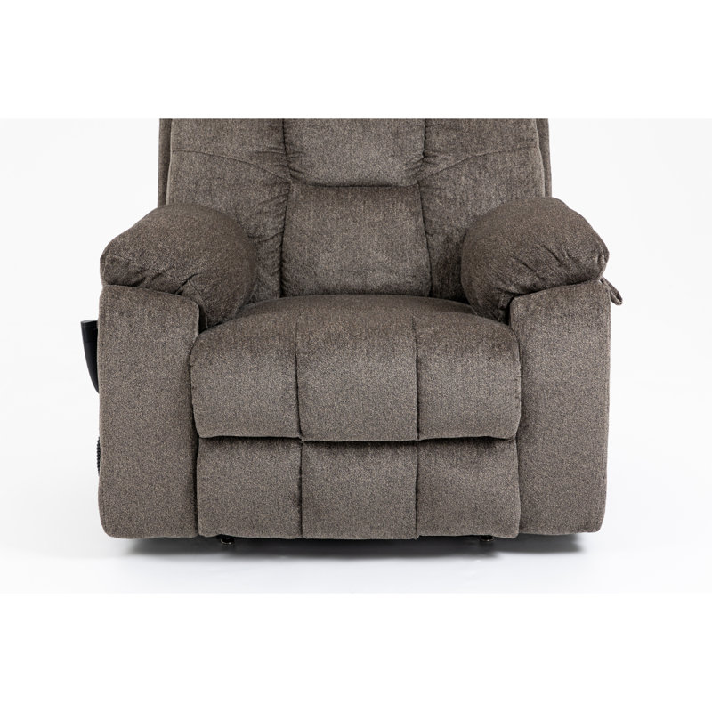 Old Age Electric Lift Chair, Flat High Density Foam Electric Sofa, With Heating And Massage Functions, Can Tilt To 180 Degrees, 2 Pocket Cup Holders, 2 Remote Controls, Dual OKIN Motors