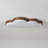 21.9" 1 - Light Wood Grain Dimmable Cloud Led Semi Flush Mount